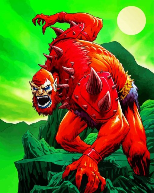 The Beast Man paint by numbers