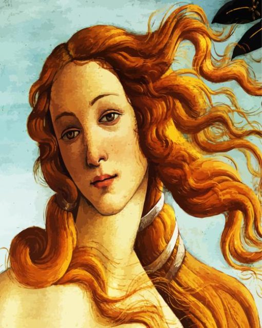 The Birth Of Venus Botticelli paint by number