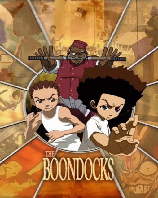 The Boondocks Characters Poster paint by numbers