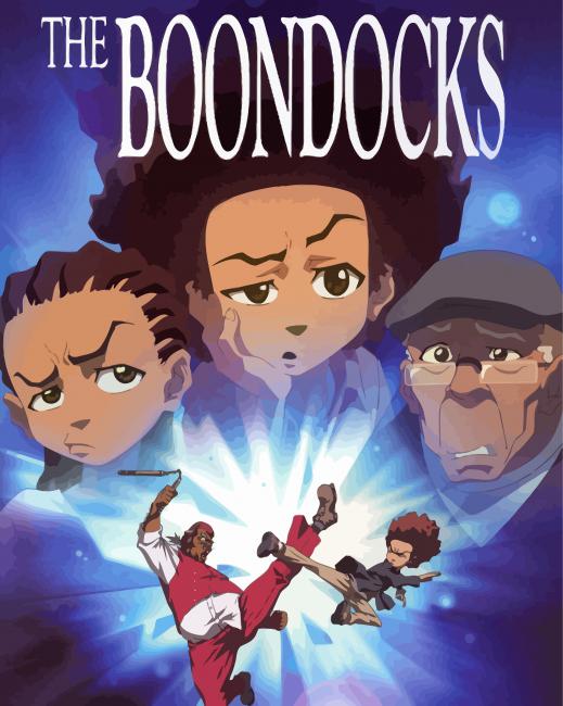 The Boondocks Poster paint by numbers