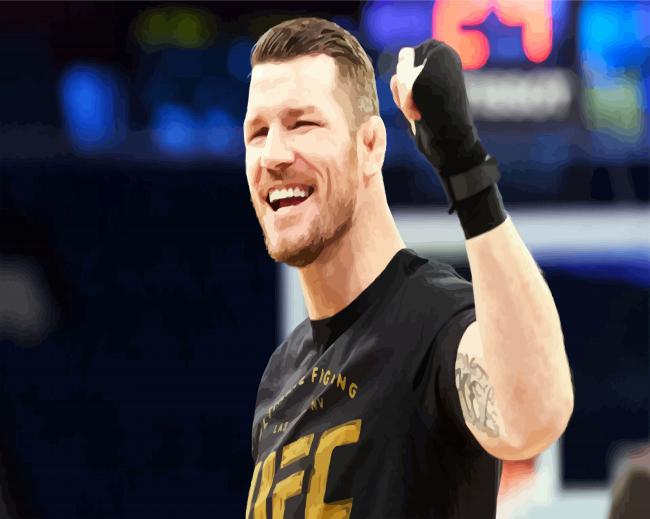 The Champion Bisping paint by numbers