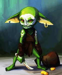 The Goblin paint by numbers