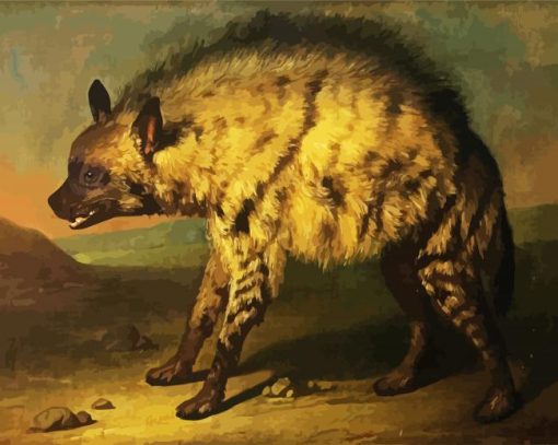 The Hyena paint by number