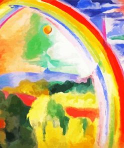 The Rainbow Robert Delaunay paint by number