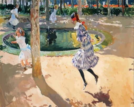 The Skipping Rope By Sorolla paint by number