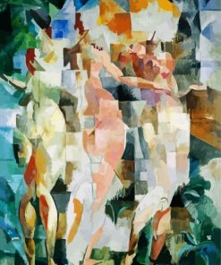 The Three Graces Robert Delaunay paint by number