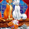The Aristocats Disney Movie paint by numbers