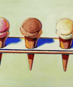 Three Cones Thiebaud paint by numbers