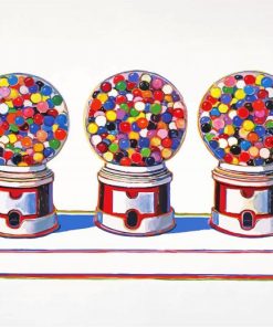 Three Machines By Thiebaud paint by numbers