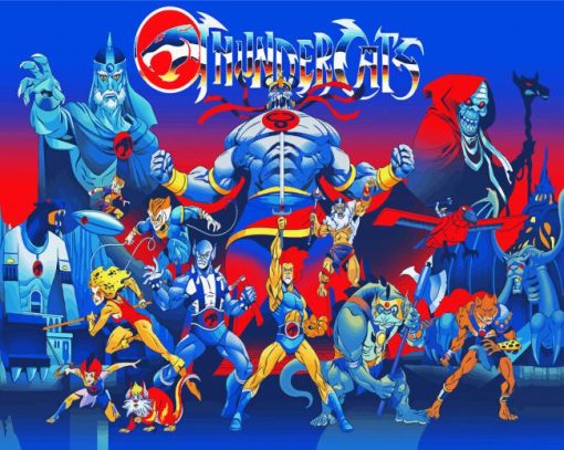 Thundercats Illustration paint by number