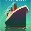 Titanic Ship Poster paint by number