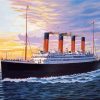 Titanic Ship paint by number