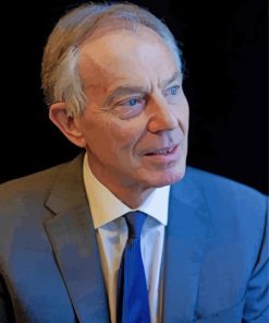 Tony Blair Minister Of The United Kingdom paint by numbers