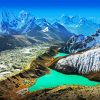 Tsomgo Chho Himalayas paint by numbers