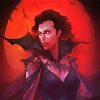 Vampires Woman paint by number