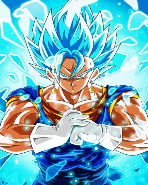 Vegito Anime Dragon Ball paint by numbers
