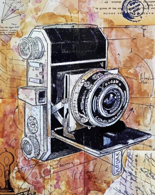 antique camera art