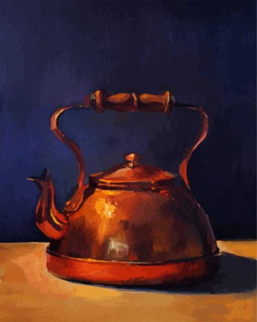 Vintage Kettle paint by number