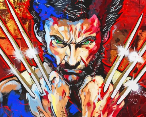 Wolverine Logan paint by numbers