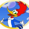 Woody Woodpecker paint by numbers