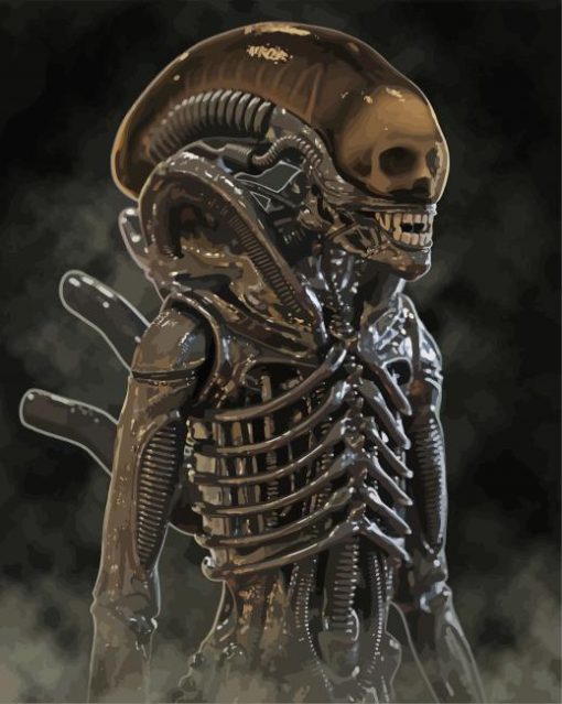 Xenomorph paint by numbers