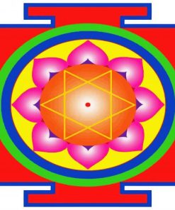 Yantra paint by numbers