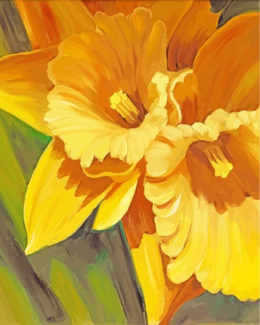 Yellow Daffodils paint by number