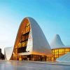 Zaha Hadid Museum In Baku paint by number