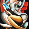 Abstract Cubism paint by number