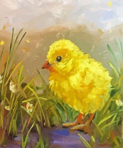 Aesthetic Chick Bird paint by number