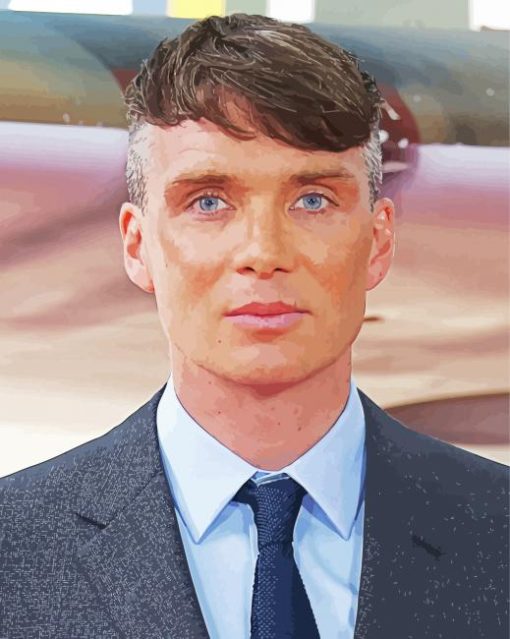 Aesthetic Cillian Murphy paint by number
