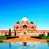 Aesthetic Humayun Tomb Delhi paint by numbers