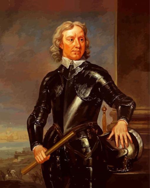 Aesthetic Oliver Cromwell paint by numbers