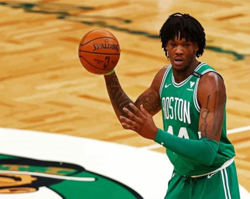 Aesthetic Robert Williams Celtics paint by number