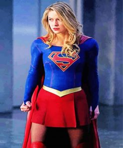Aesthetic Supergirl Serie paint by number