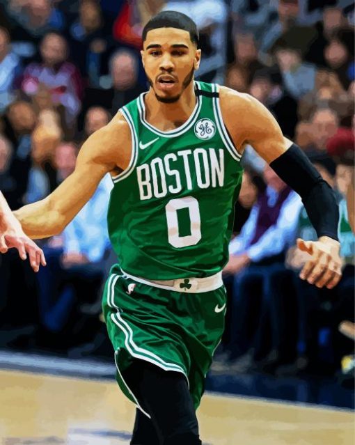 Aesthetic Celtics Player paint by number