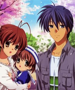 Aesthetic Clannad paint by number