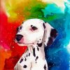 Aesthetic Dalmatian paint by numbers