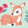 Aesthetic Deer Illustration paint by numbers
