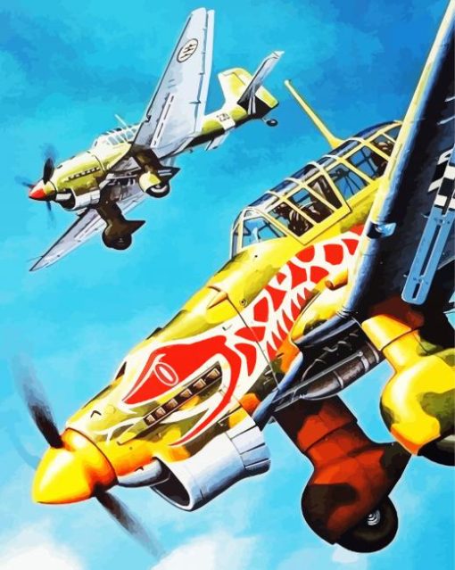 Aesthetic Stuka paint by numbers