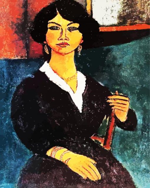 Amedeo Modigliani Almaisa paint by numbers
