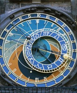 Astronomical Clock Prague Czech paint by numbers