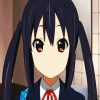 Azusa Nakano K-On Anime Character paint by number