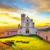 Basilica Of San Francesco D assisi Italy paint by numbers