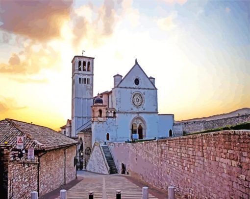 Basilica Of San Francesco Dassisi paint by numbers