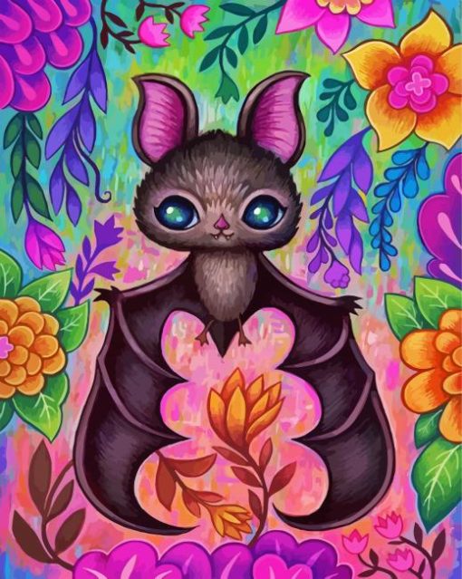 Bat Bird paint by numbers
