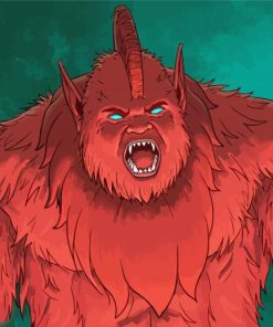 Beast Man paint by numbers