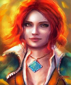 Beautiful Triss paint by number