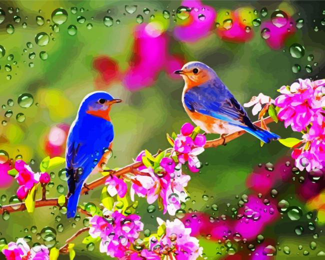 Beautiful Spring Nature paint by number