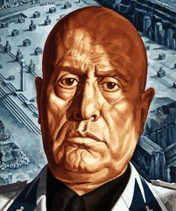 Benito Mussolini Art paint by number